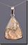Graveyard Point Plume agate Silver Pendant