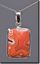Dryhead Agate Silver Pendant