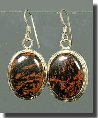 Mahogany Obsidian Earrings