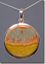Owyhee War Bonnet Picture Jasper Silver Pendant