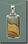 Owyhee Shadow Mountain Picture Jasper Silver Pendant