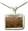 Oregon Deschutes picture Jasper silver Pendant