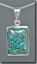 Chrysocolla Silver Pendant