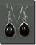 Black Onyx Sterling Earrings