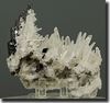 Rare  Mineral Specimen Hubnerite on Quartz Peru
