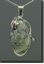 Horse Canyon Moss Agate Silver Pendant